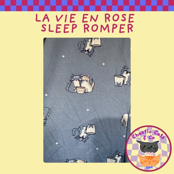 La Vie En Rose Sleep Romper - Picture 4 of 4